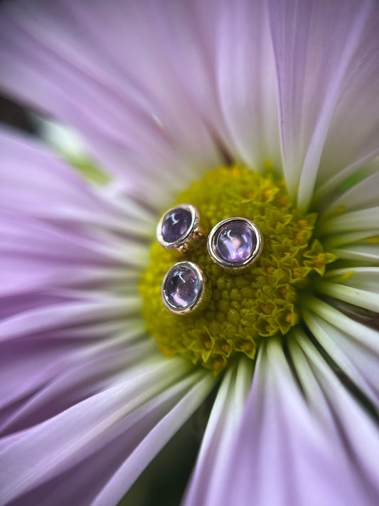 14k Gold Bezel Cabochon Threadless End